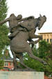 Spirit of Wyoming sculpture by Edward J. Fraughton at State Capitol. Cheyenne, WY.
