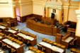 House chamber of Wyoming State Capitol. Cheyenne, WY.