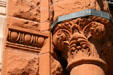 Stone carving details of Tivoli Building. Cheyenne, WY.