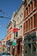 Streetscape of 16th Street with Commercial Building. Cheyenne, WY.