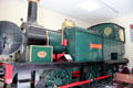 Haydock side tank locomotive built by Robert Stephenson & Co. & designed to haul coal from collieries to British Railway main line yards at Penrhyn Castle Rail Museum. Bangor, Wales.
